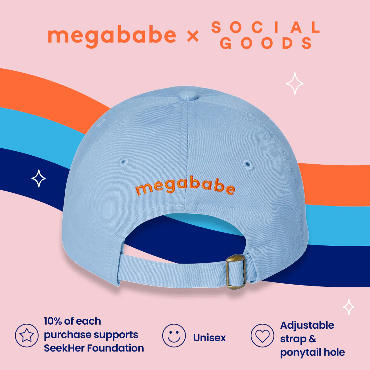 Megababe x Social Goods Baseball Hat - Image 11