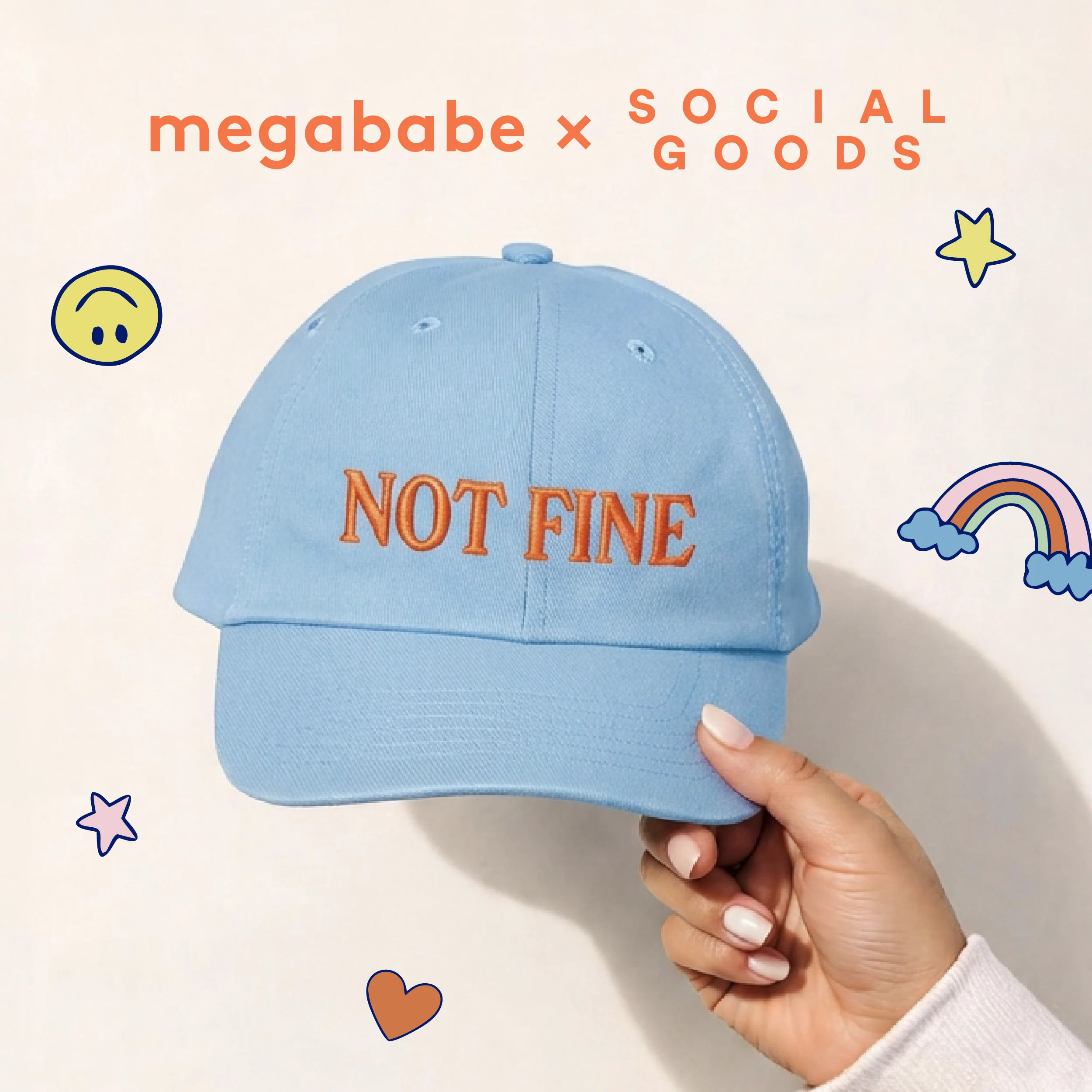 Megababe x Social Goods Baseball Hat - Image 4
